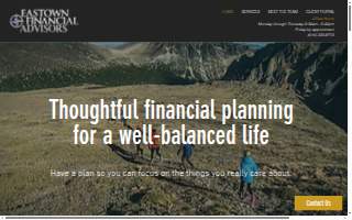 Eastown Financial Advisors website