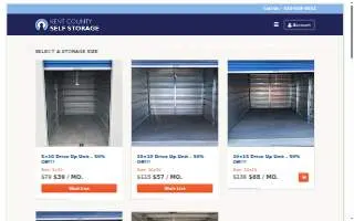 Kent County Self Storage of East Grand Rapids website