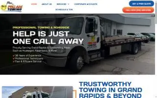 My Pro Am Towing website