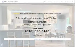 We Love to Remodel LLC of East Grand Rapids website