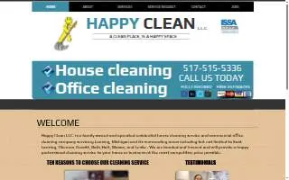 Happy Clean website