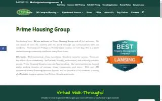 Prime Housing Group website