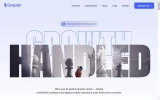 Scepter Marketing of East Lansing website