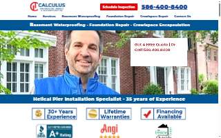 Calculus Foundation Repair & Waterproofing