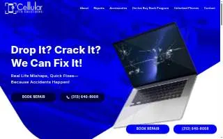 Cellular Fix Solutions website