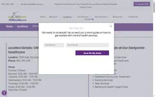 CNS Healthcare website