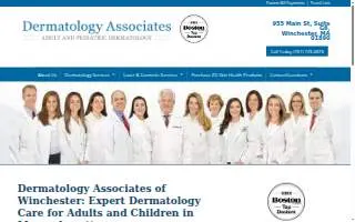 Dermatology Associates of Macomb-Oakland, PC website