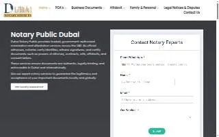 Notary Public On The Go LLC website