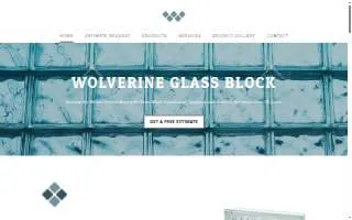 Wolverine Glass Block Inc website