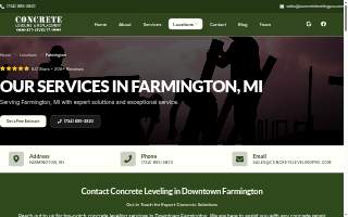 Concrete Leveling & Replacement of Farmington