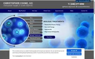 Dr Christopher Cooke website