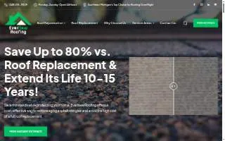 EverNew Roofing website