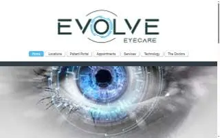Evolve Eyecare of Farmington website