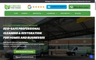 Greener Method Cleaning & Restoration Services of Farmington website