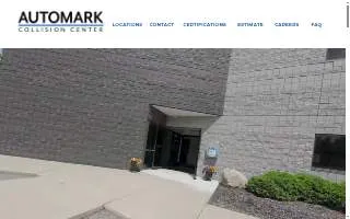 Automark Collision Center website