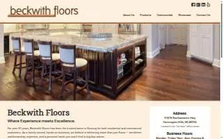 Beckwith Floors website