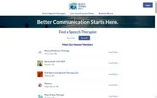 Detroit Speech Therapy website