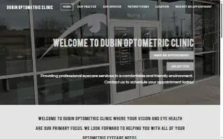 Dubin Optometric Clinic website