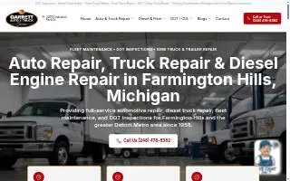 Garrett Auto & Truck Service website