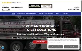 Suburban Sewer & Septic of Farmington Hills website