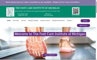 The Foot Care Institute of Michigan website