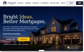 Innovation Mortgage of Farmington website