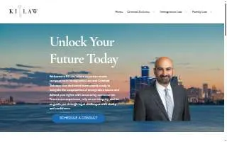 KI Law of Farmington website