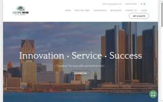 Leading Edge Title Agency website