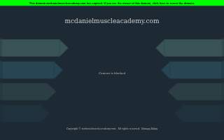 McDaniel Muscle Academy