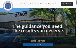 Pascaris Law Firm, PLLC of Farmington website