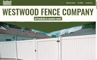 Westwood Fence Company of Farmington website