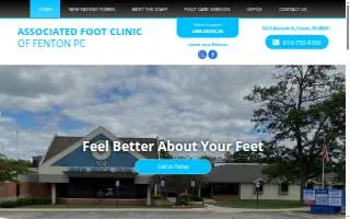 Associated Foot Clinic of Fenton PC website