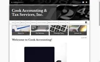 Cook Accounting & Tax Services Inc website