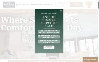 Fenton Home Furnishings website