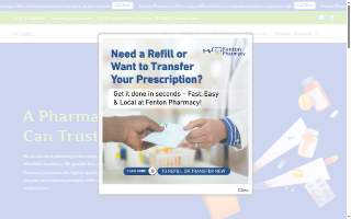 Fenton Pharmacy website