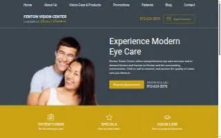 Fenton Vision Center website