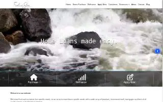 FountainStone Home Loans website