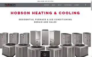 Hobson Heating and Cooling website