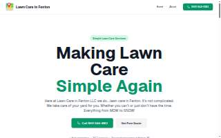 Lawn Care in Fenton