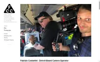 Fabrizio Costantini - Video Production Service - Camera Owner/Operator Local to Detroit, Michigan website