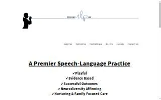 Stewart SLP - Speech Language Pathologists of Ferndale website