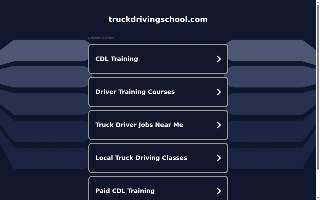 U.S. Truck Driver Training School