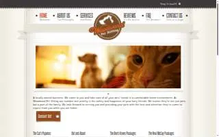 Woodward Pet Sitting website