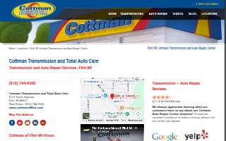 Cottman Transmission and Total Auto Care of Flint