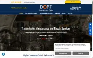 Dort Transmission Co Inc website