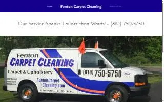 Fenton Carpet Cleaning website