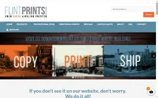 FlintPrints of Flint website