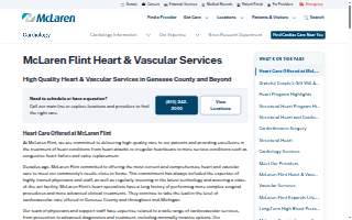 Heart and Vascular Services - McLaren Flint