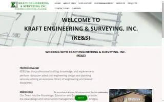 Kraft Engineering & Surveying website