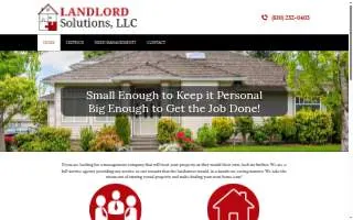 Landlord Solutions LLC of Flint website